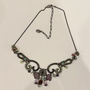 Vintage-Inspired Multicolor Necklace